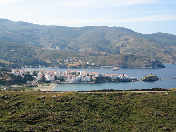 Aspects d'Andros, l'île la plus septentrionale des Cyclades, 2003.