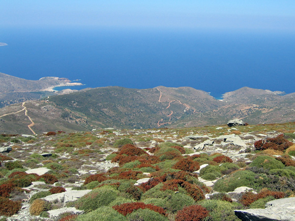 Aspects d'Andros, l'île la plus septentrionale des Cyclades, 2006.