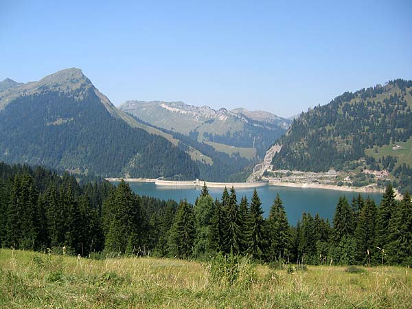 Au-delà de L'Etivaz et de la Lécherette, aux frontières du Pays-d'Enhaut et de la Riviera lémanique, la région du barrage de l'Hongrin, une zone de tir dans un paysage spectaculaire. Une route militaire, accessible le week-end en été, fait la jonction entre le haut et le bas...