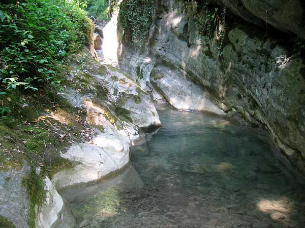 Les Gorges du Chauderon, juste au-dessus de Montreux: une nature sauvage et préservée.