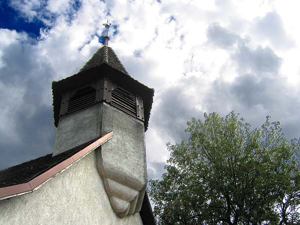 Lausanne-Epalinges: détail d'une chapelle.