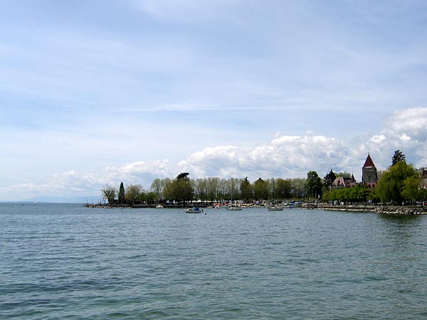 Lausanne: vue sur Ouchy.