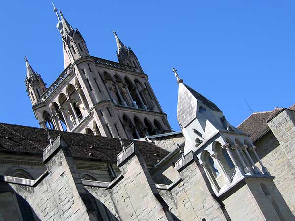 Lausanne: détail de la Cathédrale.