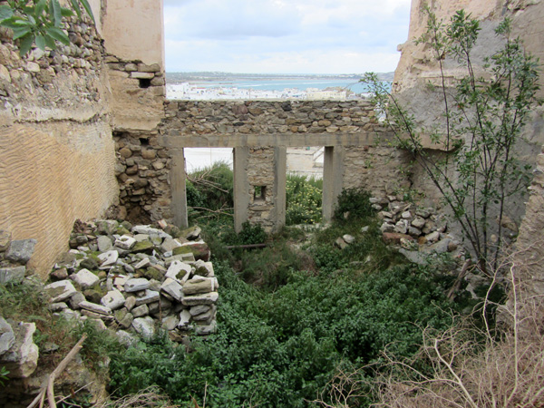 Vieille ville de Chóra, à Naxos, plus grande et plus haute île des Cyclades, avril 2012.