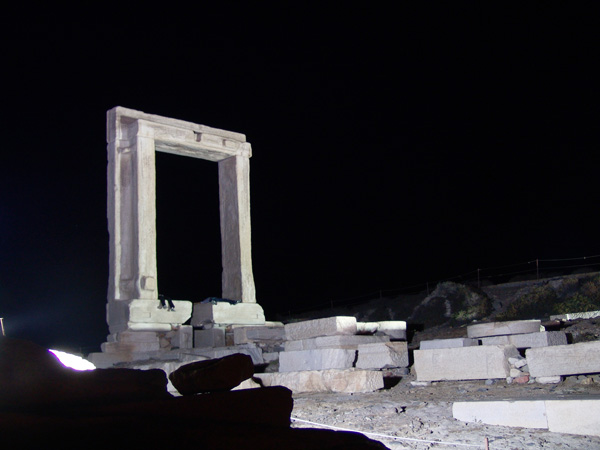 Portara (Temple d'Apollon), Chóra, Naxos, septembre 2007.