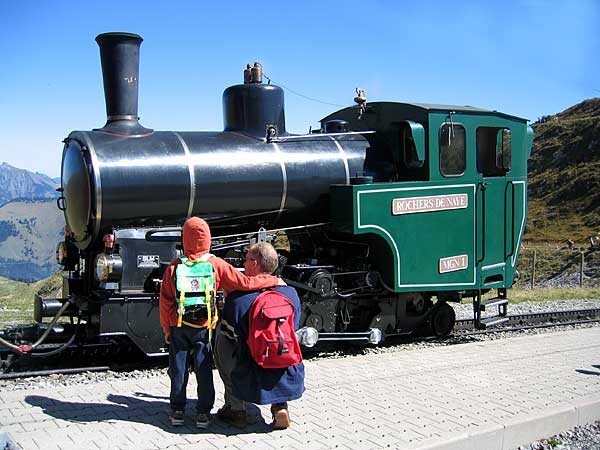 La magnifique locomotive à vapeur 
