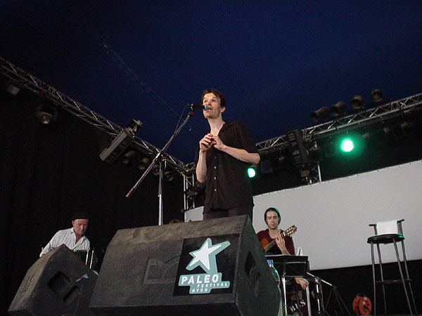 François Vé, Paléo Festival Nyon, Club Tent, samedi 27 juillet 2002.