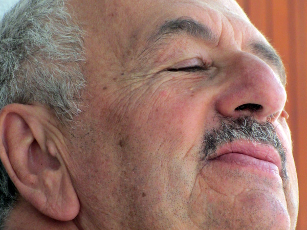 Paros, Cyclades, avril 2012. Ambiances de l'Hôtel Eleftheria, à Livadia-Parikia.