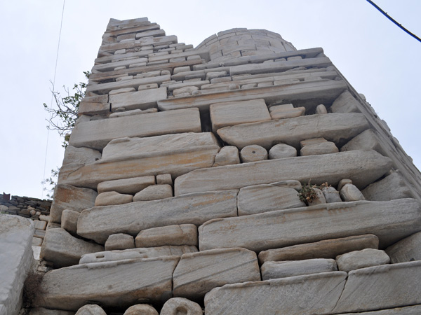 Parikia, sur l'&icirc;le de Paros (Cyclades), avril 2012.