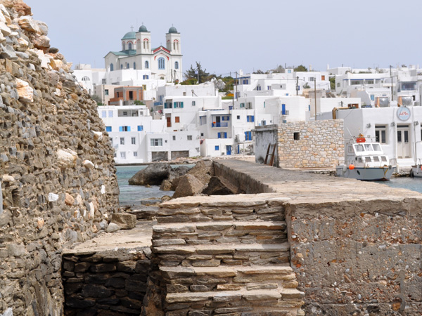 Naoussa, Paros, Cyclades, avril 2012.