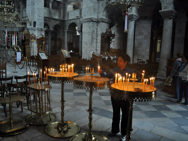 Parikia, Paros, Cyclades, avril 2012. Basilique Panaghia Katapoliani.