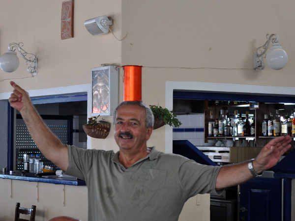 Fiesta à Livadia, Parikia, sur l'île de Paros, septembre 2011.