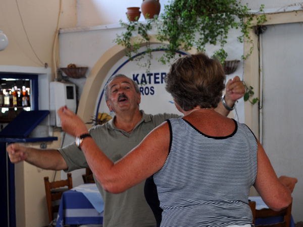 Fiesta à Livadia, Parikia, sur l'île de Paros, septembre 2011.