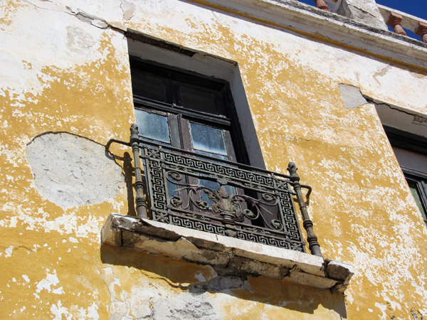 Parikia, sur l'&icirc;le de Paros, septembre 2011.