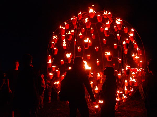 Ambiances du Paléo Festival 2005, mardi 19 juillet 2005.