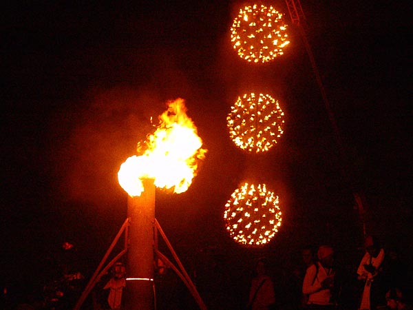 Ambiances du Paléo Festival 2005, mercredi 20 juillet 2005.