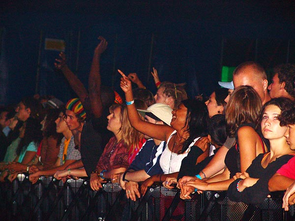 Ambiances du Paléo Festival 2005, jeudi 21 juillet 2005.