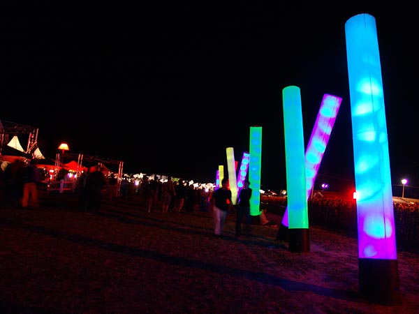 Ambiances du Paléo Festival 2005, jeudi 21 juillet 2005.