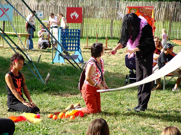 Ambiances du Paléo Festival 2005, samedi 23 juillet 2005.