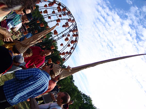 Ambiances du Paléo Festival 2005, samedi 23 juillet 2005.