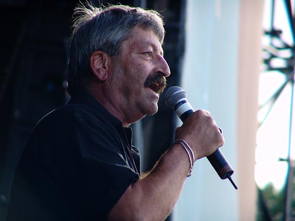 Ambiances du Paléo Festival 2005, samedi 23 juillet 2005.