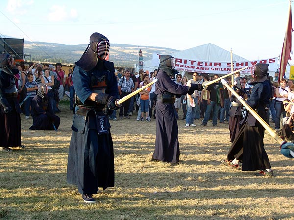 Ambiances du Paléo Festival 2005, samedi 23 juillet 2005.