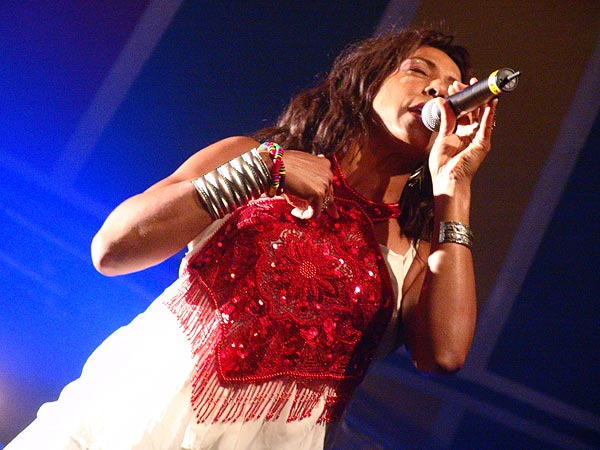 Zap Mama, urban ethnic soul au World Music Festival d'Oron, dimanche 31 juillet 2005.