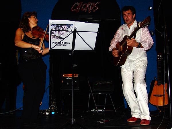 Les Pierres Noires, Nuits de la Guitare, Chorus Lausanne, vendredi 4 novembre 2005.