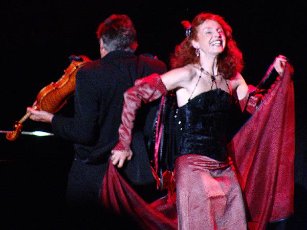 Didier Lockwood & Caroline Casadesus, Le Jazz et la Diva, Miles Davis Hall, Montreux, mercredi 22 février 2006.
