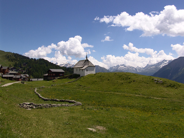Bettmeralp, près du Glacier d'Aletsch, juin 2006.