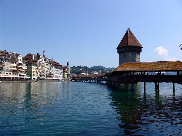 Old Bridges, Lucerne, July 2006.