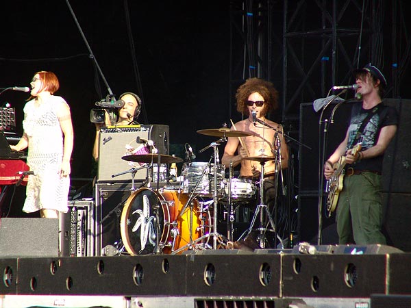 Paléo Festival 2006: The Dandy Warhols, Grande Scène, mercredi 19 juillet 2006.