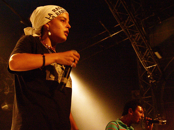 Paléo Festival 2008: Keny Arkana, vendredi 25 juillet 2008, Chapiteau.