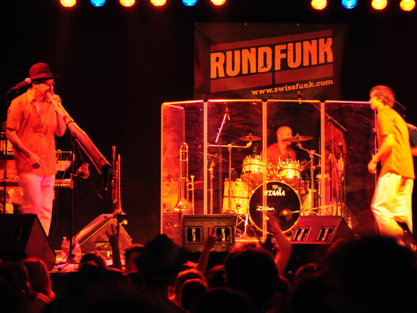 Montreux Jazz Festival 2010: RundFunk (funk from Switzerland), July 2, Music in the Park (Parc Vernex).