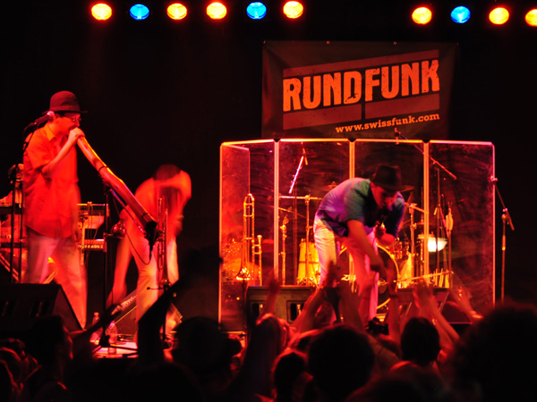 Montreux Jazz Festival 2010: RundFunk (funk from Switzerland), July 2, Music in the Park (Parc Vernex).