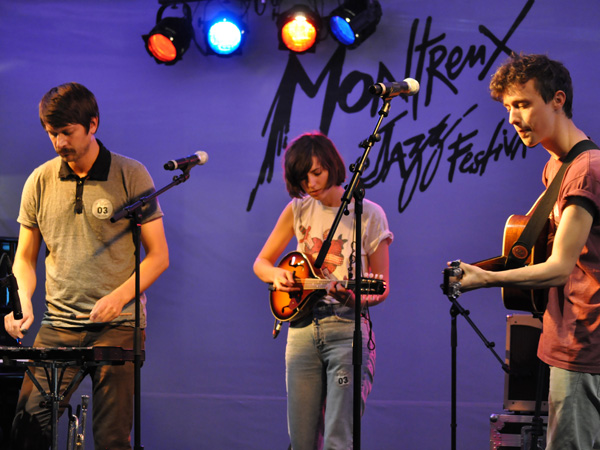 Montreux Jazz Festival 2010: Fanfarlo (folk pop rock from UK), July 3, Showcase at RSR Stage.