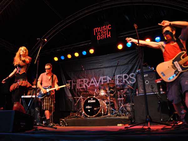 Montreux Jazz Festival 2010: The Raveners (rock from Switzerland), July 3, Music in the Park (Parc Vernex).