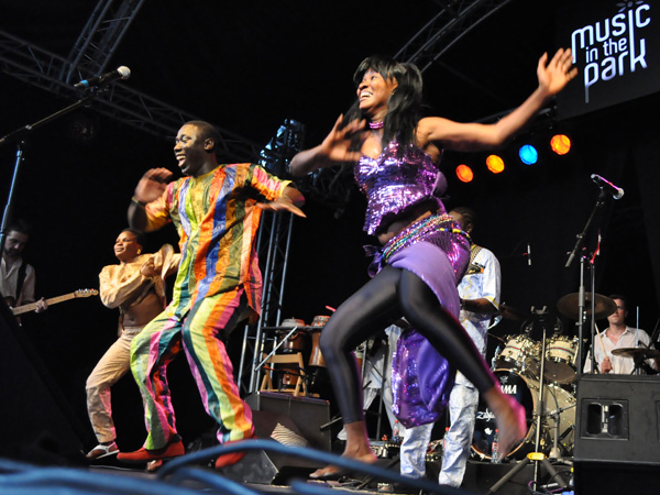 Montreux Jazz Festival 2010: Baye Magatte Band (afro new music from Senegal), July 11, Music in the Park (Parc Vernex).