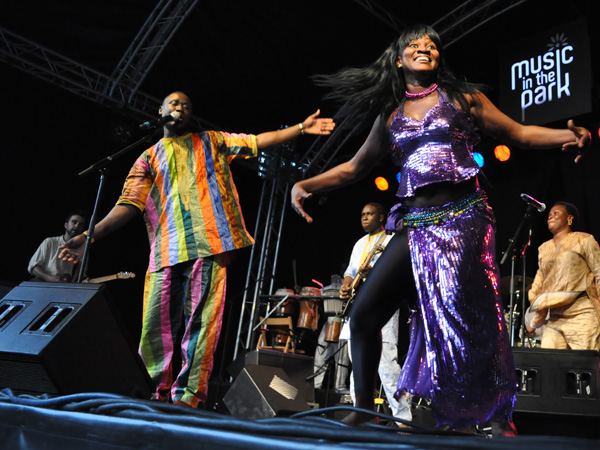 Montreux Jazz Festival 2010: Baye Magatte Band (afro new music from Senegal), July 11, Music in the Park (Parc Vernex).
