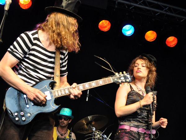 Montreux Jazz Festival 2010: Big Fat Mama (disco rock from Poland), July 12, Music in the Park (Parc Vernex).