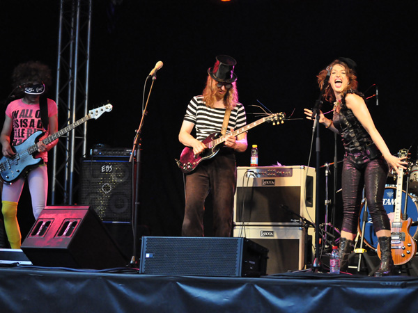 Montreux Jazz Festival 2010: Big Fat Mama (disco rock from Poland), July 12, Music in the Park (Parc Vernex).