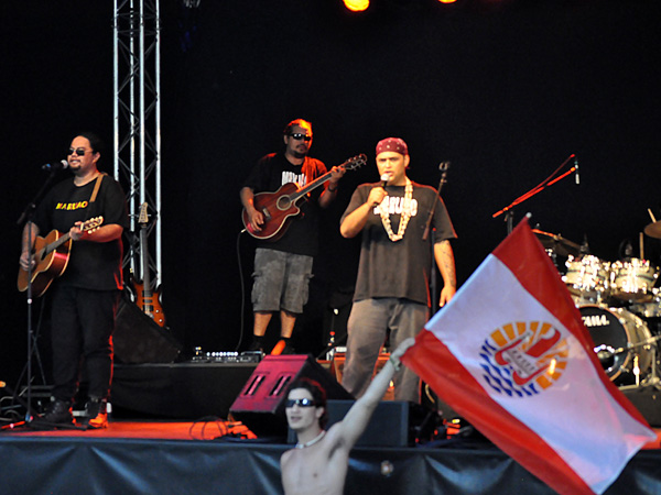 Montreux Jazz Festival 2010: Maruao (rhythm'n'soul from Tahiti), July 16, Music in the Park (Parc Vernex).