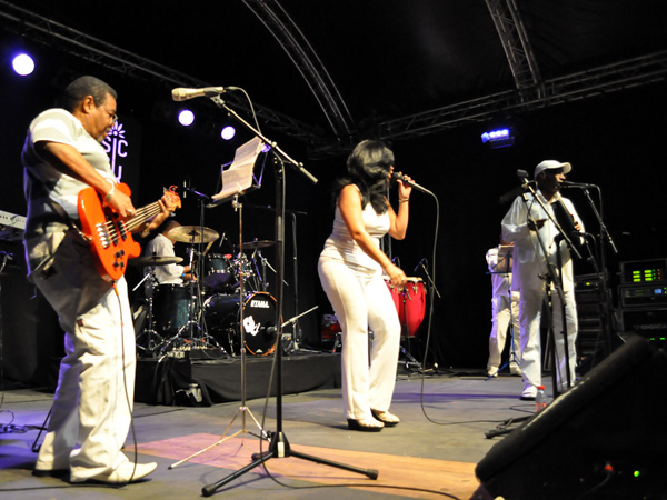 Montreux Jazz Festival 2011: Los Guasoneros (salsa from Cuba), July 1, Music in the Park, Parc Vernex.