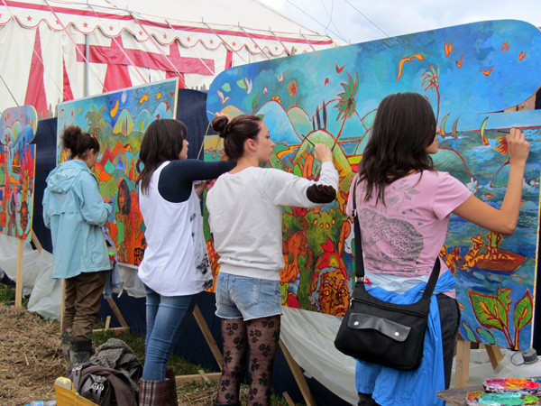 Paléo Festival 2011, Nyon: Ambiances créatives...