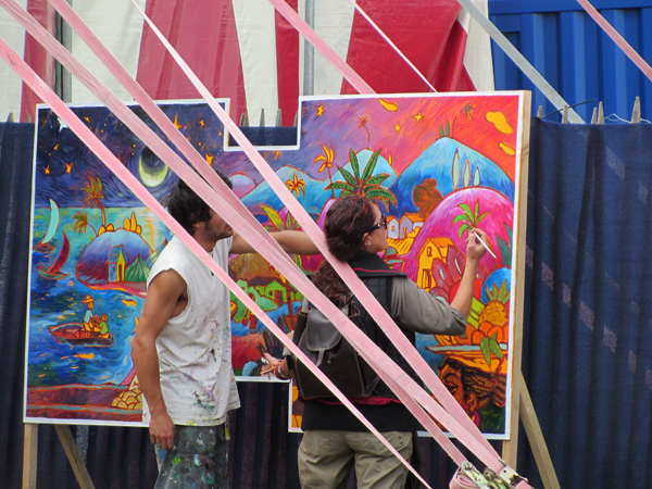 Paléo Festival 2011, Nyon: Ambiances créatives...