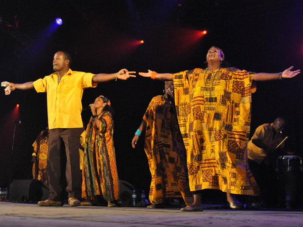 Paléo Festival 2011, Nyon: The Creole Choir of Cuba, July 22, Dôme.