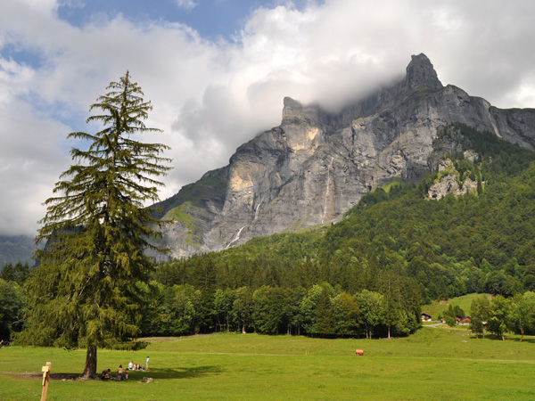 Le célèbre Cirque du Fer à Cheval (Sixt), près de Samoëns (Haute-Savoie), 31 juillet 2011.