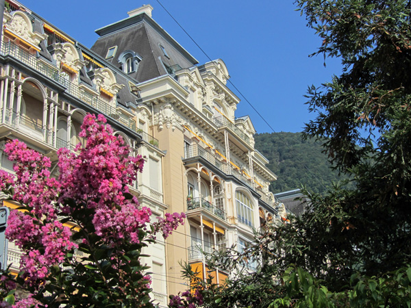 Territet, the eastern end of Montreux.