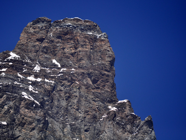 Région du Cervin (Matterhorn) côté italien, paysages des Alpes entre Cervinia-Breuil et Plateau Rosà, 21 août 2011.