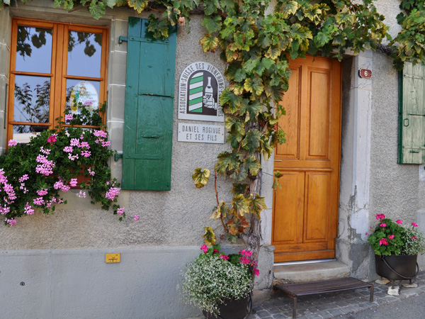 Chexbres en Lavaux, village vigneron surnommé le Balcon du Léman, automne 2011.